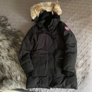 CANADA GOOSE TRILLIUM PARKA BLACK SIZE L AUTHENTIC